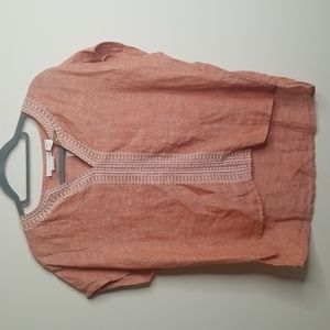 House of Harlow 1960 Peach Blouse S